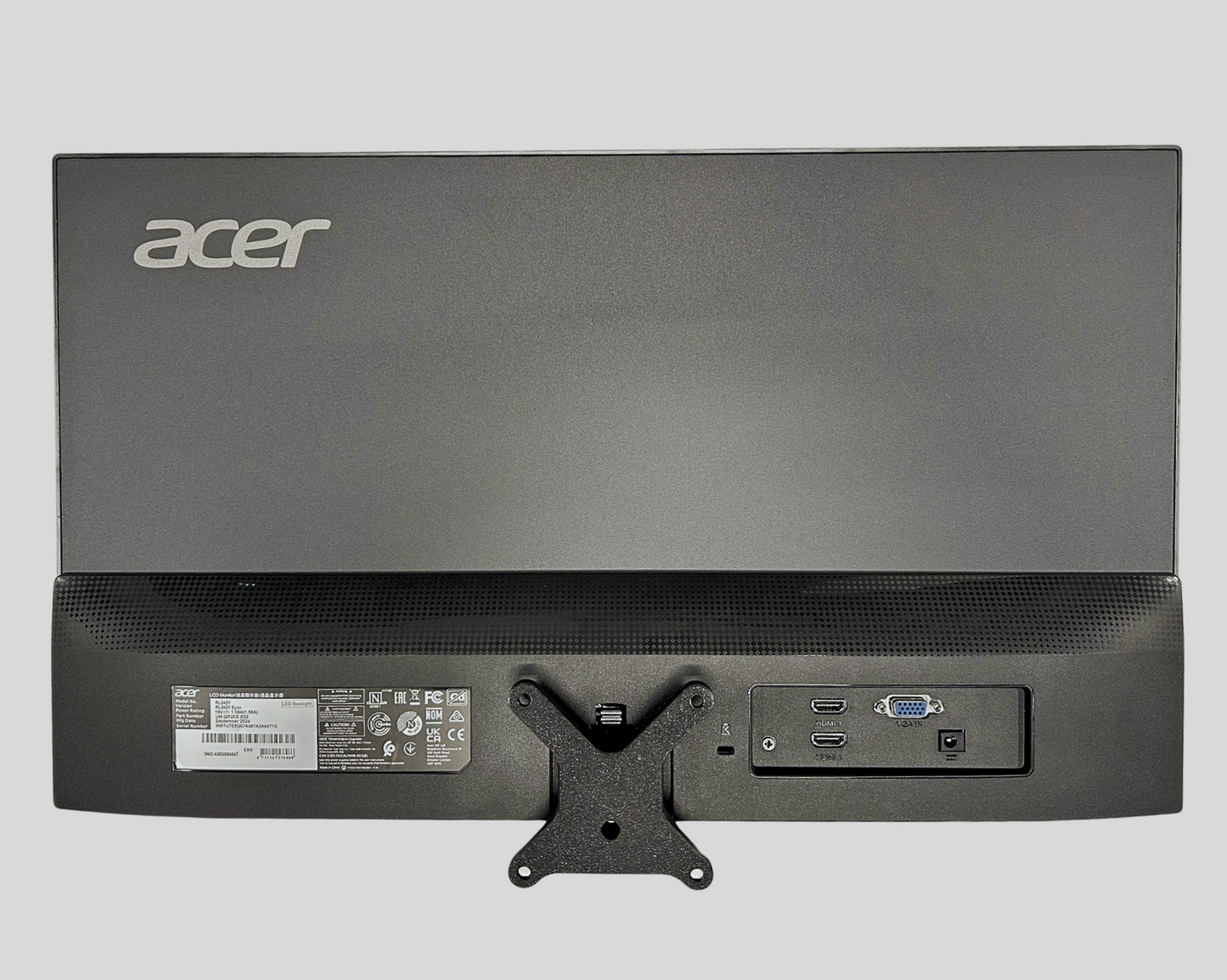 VESA Adapter Mount - Compatible Acer SA241Y, SA271, SB241Y, SB271, RL242YE, R242Y, R270 Monitors
