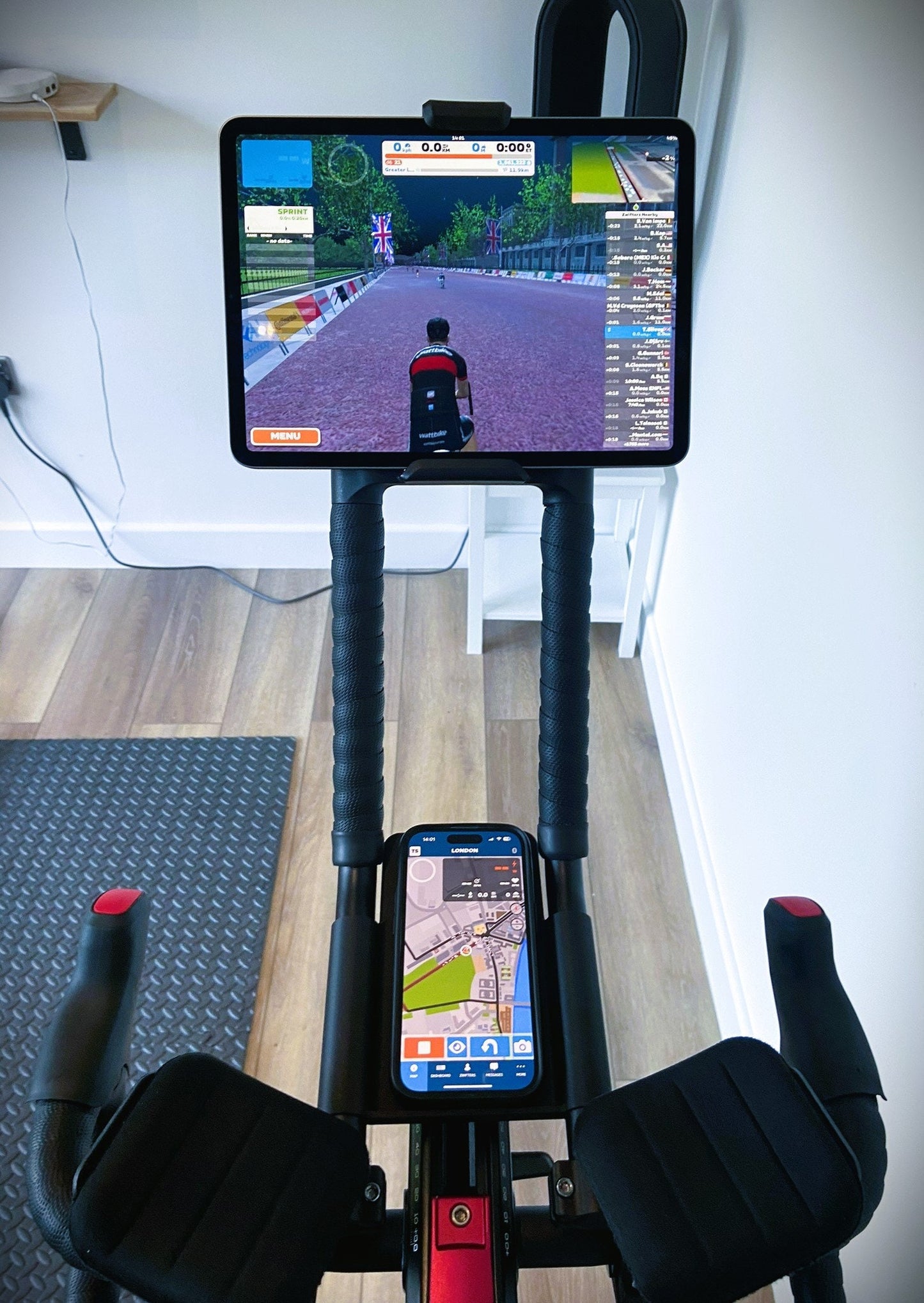 WattBike Atom Phone Holder Accessory Shelf