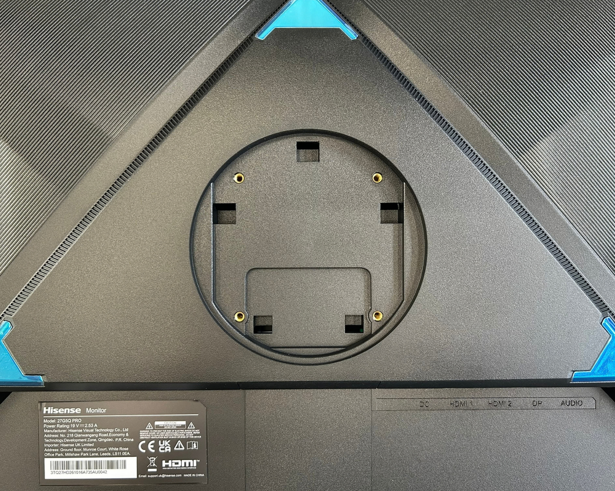 Hisense 27G5QUK PRO compatible VESA Adapter 75mm to 100mm