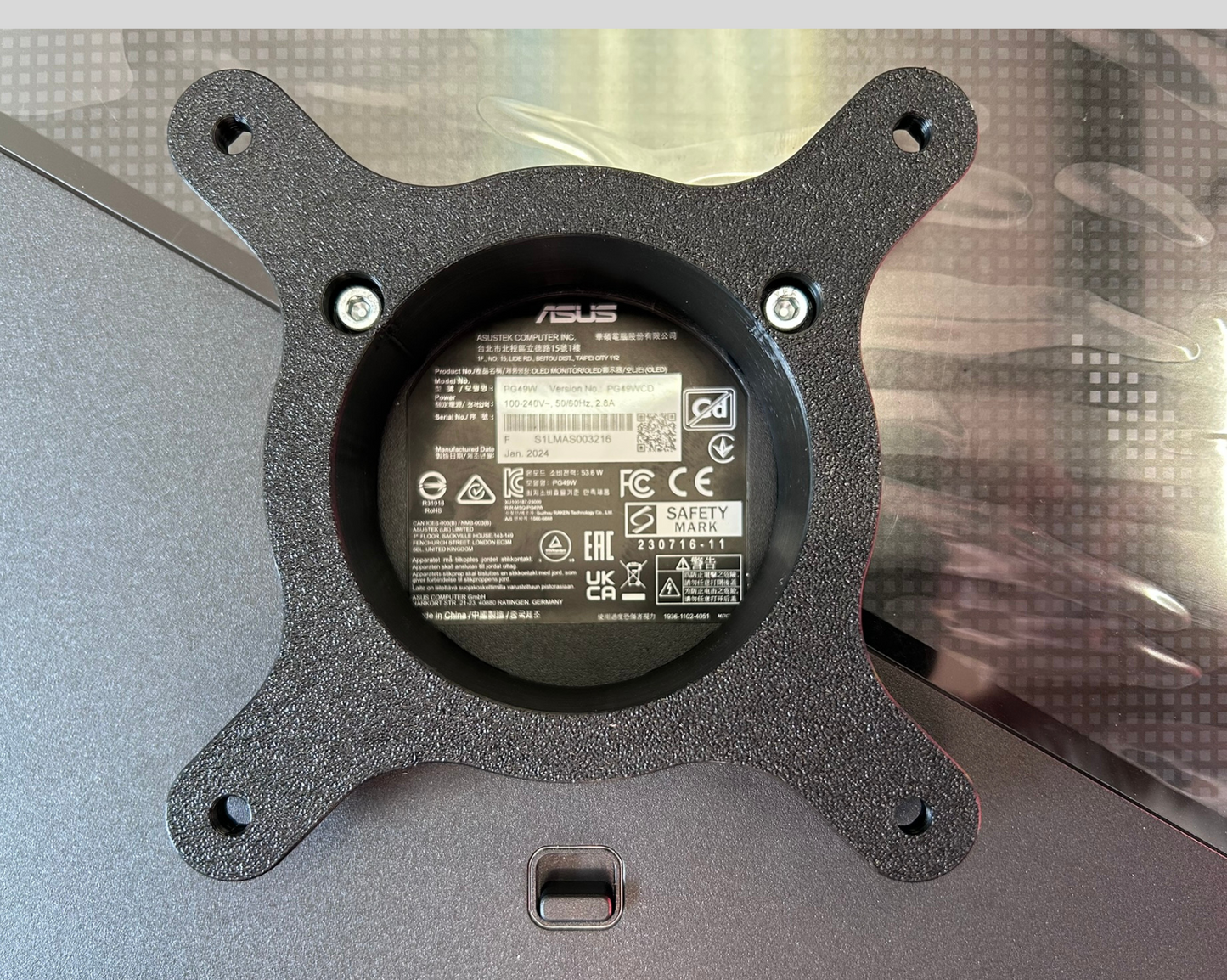 VESA Monitor Adapter ROG Swift OLED PG49AWCD