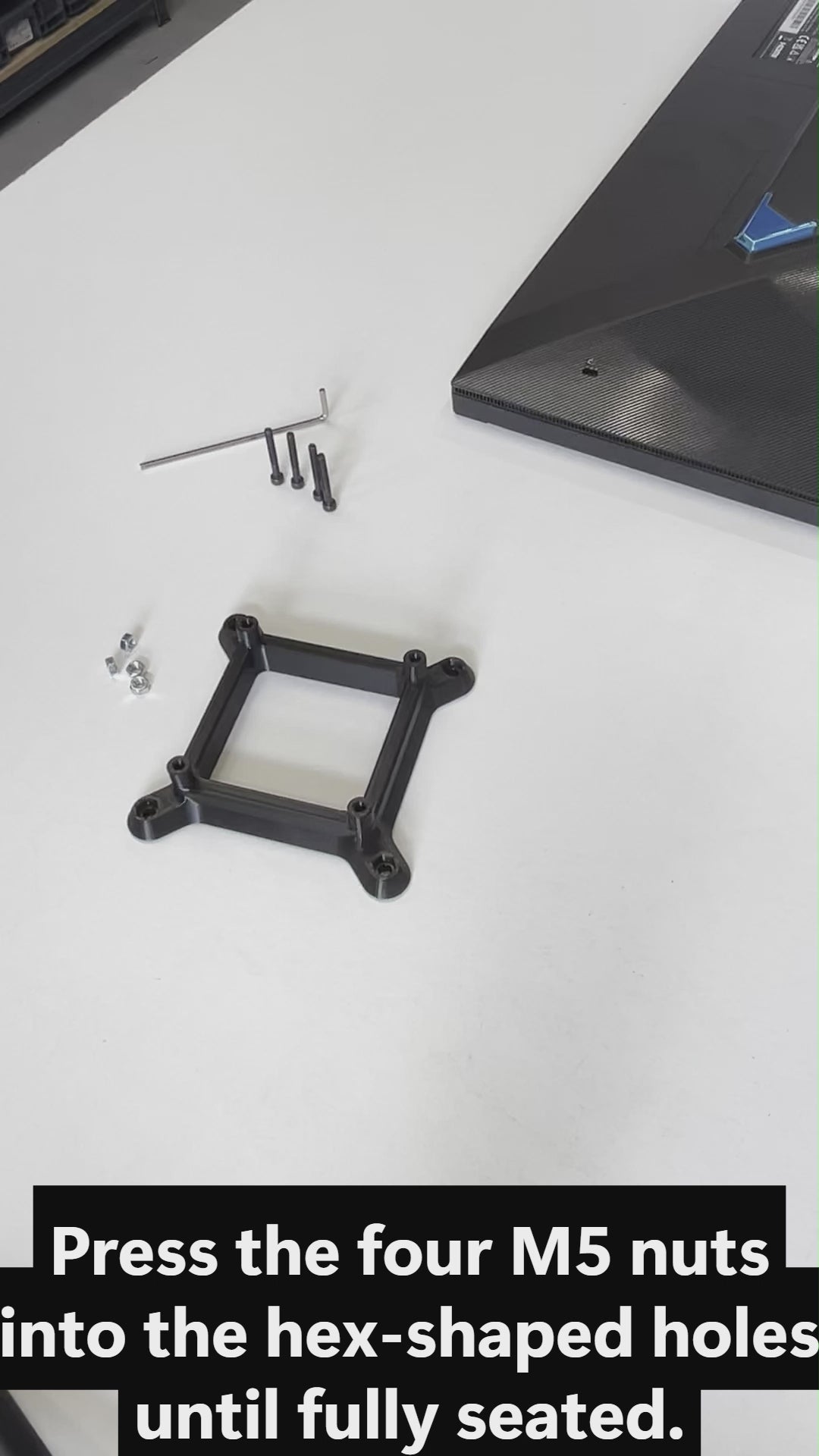 Hisense 27G5QUK PRO compatible VESA Adapter 75mm to 100mm